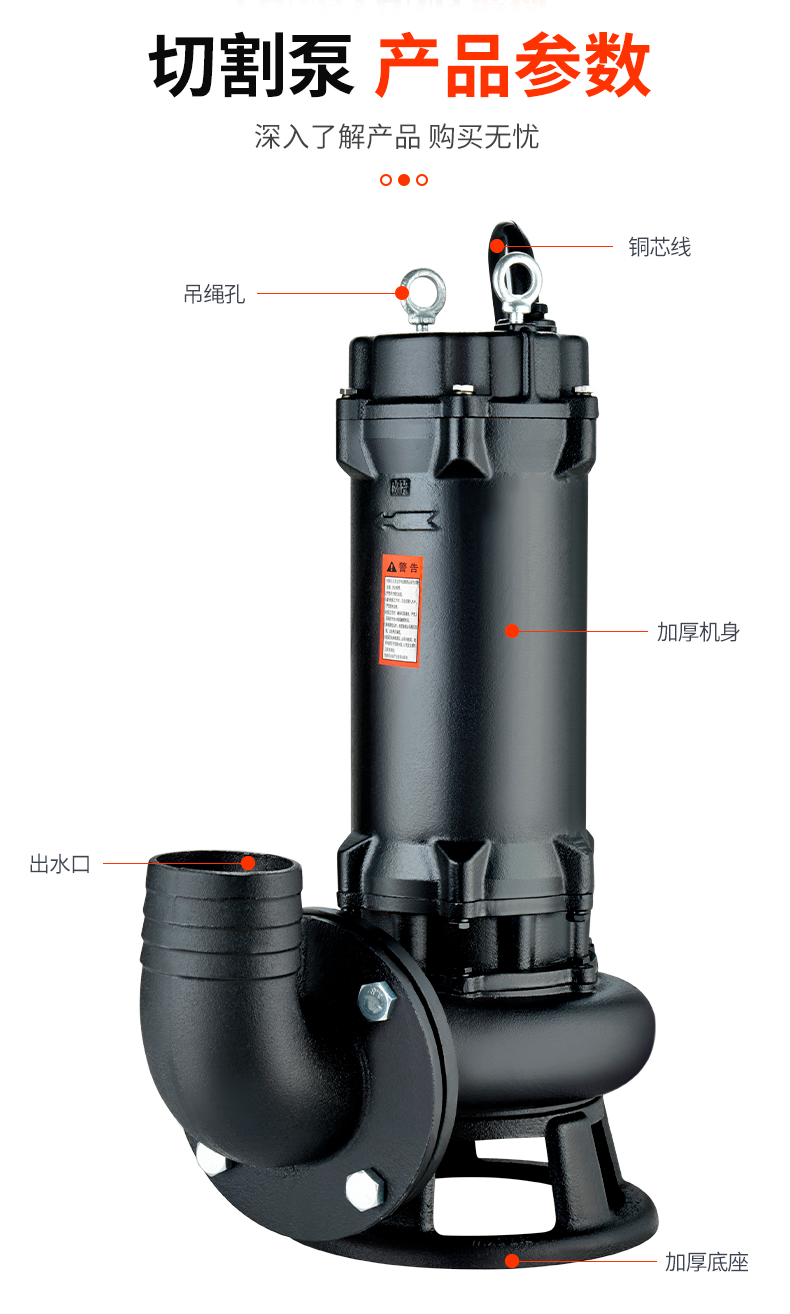 GNWQ双铰刀排污泵